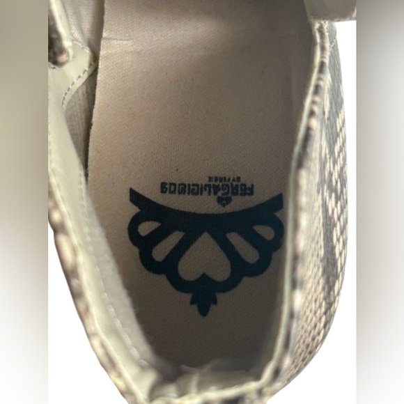 Fergalicious Faux Snakeskin Print Ankle Booties, Size 7 - Picture 7 of 8